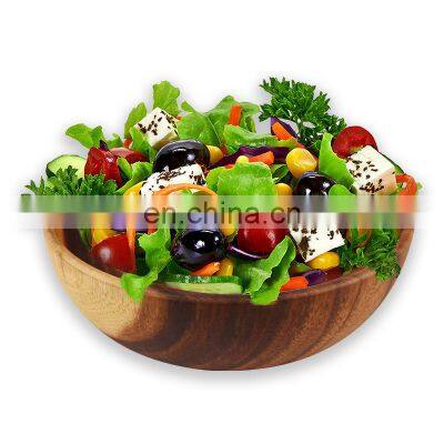 Acacia Wooden Antique Salad Fruits Bowls For Sale