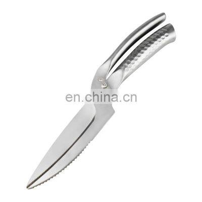 Stainless Steel Heavy Duty Poultry Shears Utility Ultra Sharp Spring Loaded Kitchen Scissors For Meat Chicken Fish Seafood BBQ