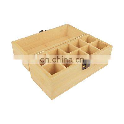 Bamboo Wooden Stash Box with Lock