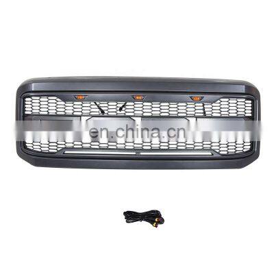 Super Duty Pickup Truck Black Front Bumper Grille Fit for 2005-2007 Ford F-250 F-350 F-450 F-550