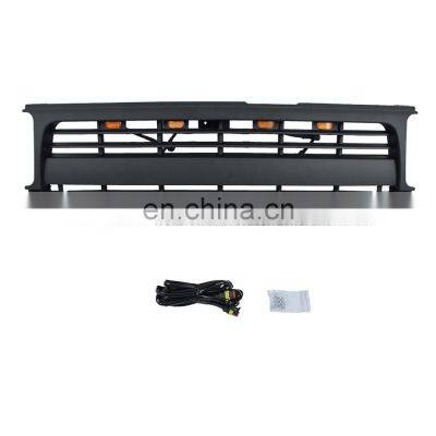 Auto Parts Other Exterior Accessories Front Grill Car Grille With Lights Fit For LandCrusier Prado LC80 1990-1997