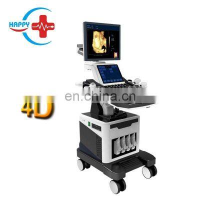 HC-A014A Top quality double screen 4D trolley color doppler ultrasound machine with good price