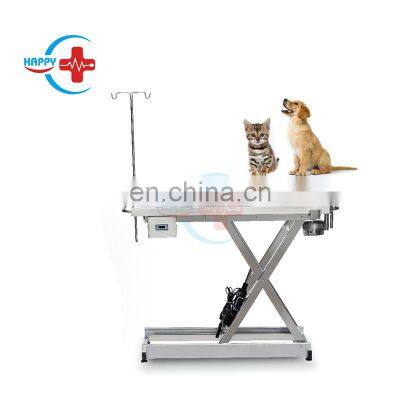 HC-R014C Pet Clinic Operation Equipment Stainless Steel Electric pet operating table Surgery Table For Animal