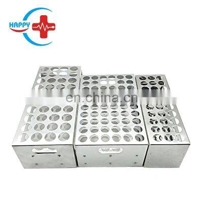 HC-M125 hospital/Lab supplies portable Stainless steel test tube rack and holder (18/30/40/60)