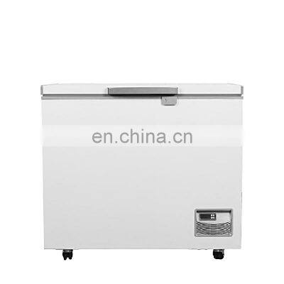 HC-P014 High Quality -25 degree horizontal 300L Medical deep freezer horizontal refrigerator