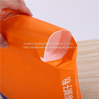 20kg BOPP Woven Laminated Valve Bag Gypsum Powder Bag