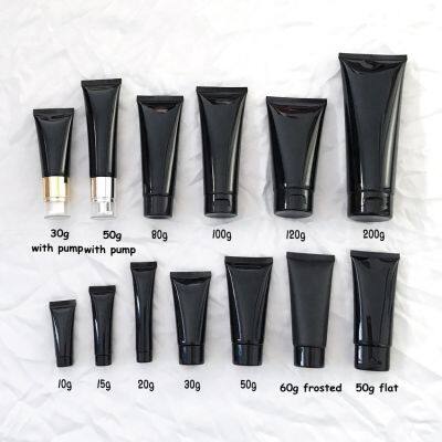 Stock goods skincare cosmetic soft tube packaging low moq squeeze cream soft plastic cosmetic tubes for facial cleanser face cream all colors volumes
