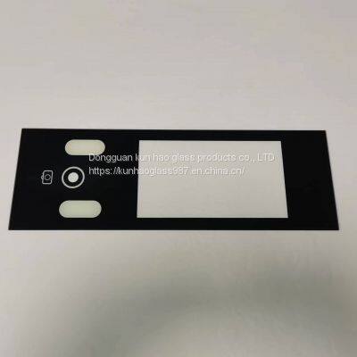 Smart home temperature control device panel glass screen black induction identification tempered glass