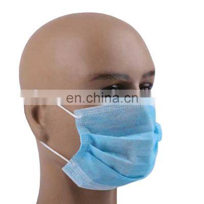 Disposable CE EN14683 Mask face medical masken non woven facemasks black face care 3ply facial mask