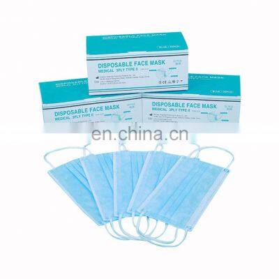 Face black masker 3 ply Disposable nonwoven surgical mask PP face maskss medical protective facemask