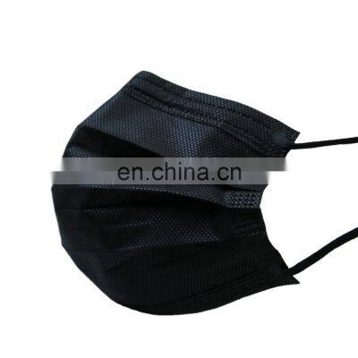 Customized Box 50 pcs Disposable Black Surgical Medical Face Masks