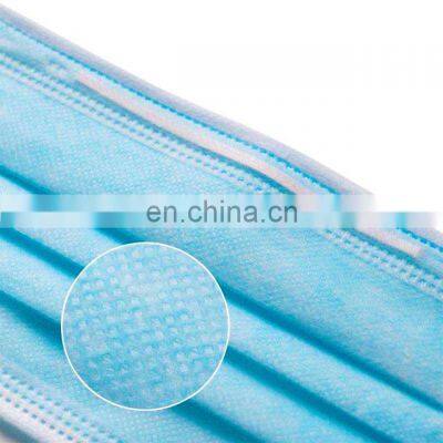 Wholesale Disposable surgical mascarilla quirurgica azul 3ply face mask low price medical facial mask