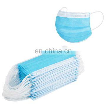 CE Medical filter Melt-blown fabric Protective 3ply Disposable Face Mask with Earloop for Hospital Use