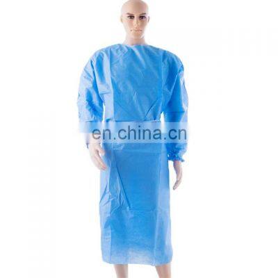 Surgical nonwoven doctor coats or patient disposable isolation gown