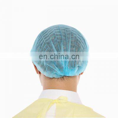Wholesale customized disposable clip cap Non-woven Medical disposable bouffant cap