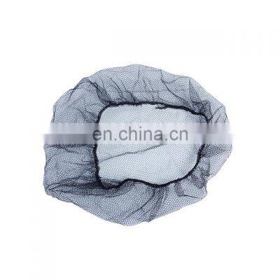 Factory Direct Hair nets wholesale black disposable hair net