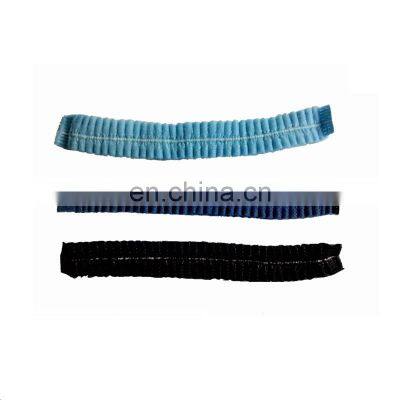 Disposable Non Woven Clip Cap Nurse Cap With Single Elastic Double Elastic