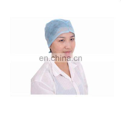 Disposable Clean Room Non woven PP Fabric Hair Net Cap for Home Hospital