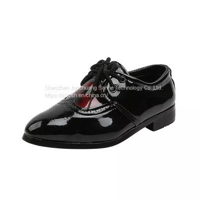 British Style Kids Boys Oxford Shoes Mens Classic Dress Shoes Party Wedding Shoes