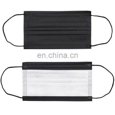 High quality 3ply black mask medical face masks level 1 facemask