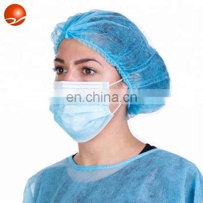 In Stock wholesale fabric face masks China manufactured Facemask 3 Ply Earloop Disposable Face Mask for sale