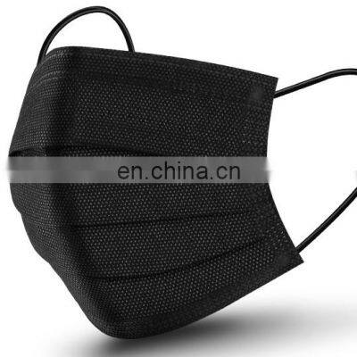 cheap non woven 3 ply black non medical wholesale disposable face mask