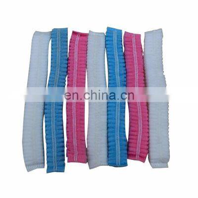 PPE equipments nonwoven mob cap protective hair cap hospital disposable caps kitchen hair net