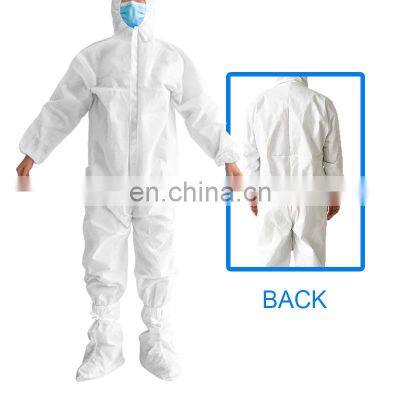 Isolation Gown SS nonwoven / pp+pe / blue or white