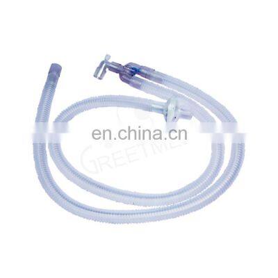 Disposable medical corrugated tube anesthesia ventilator breathing circuit