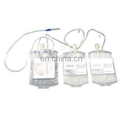 Blood Bag Factory Direct Sales Fashionable Wholesale 100ml 250ml 350ml tripple PVC Hospital Pipe drainage Tubes Containers Ozone