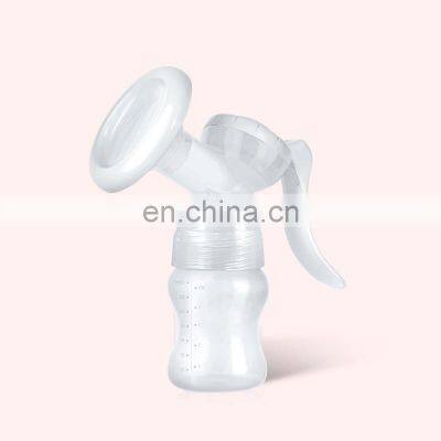 Best Selling Breast Milk Pump Massage Silicone Portable Manual Breast Pump