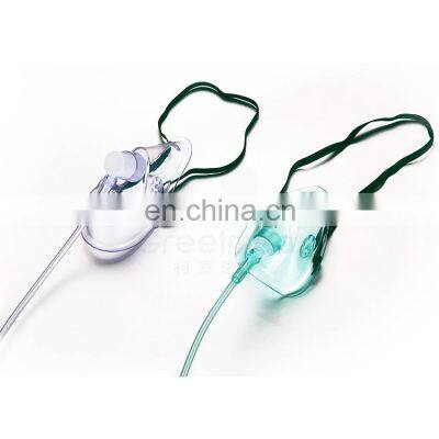 Greetmed Cheap Price Medical Non Rebreathing Oxygen Face Mask with Reservoir Bag 2m Tubing