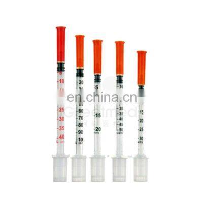 Greetmed Insulin Syringe Insulin Syringe 0.5ml Disposable Safety Insulin Syringe