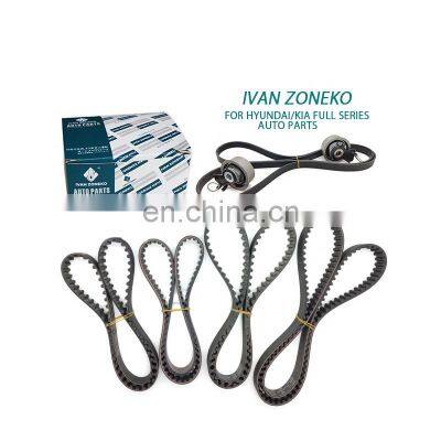 Ivan Zoneko Brand Car Rubber PU V Belt V-belts Fan Belt Timing Chain Tensioner Pulley Kit For Hyundai Kia All Car