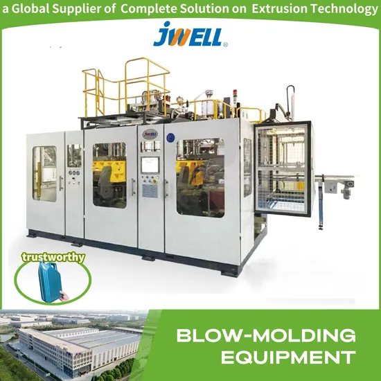 Jwell-200L Drum Blow Molding Machine 2 Cavity Semi Auto Plastic Oil Bottle Molding Making Machine