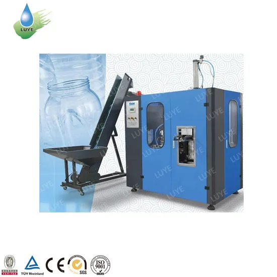 2000bph Semi-Automatic Pet Bottle Blow Molding Machine / Plastic Bottle Making Machine