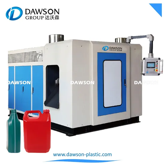 HDPE 2L 5L High Speed Single Station Blowing Jerry Can Two Cavities Custom Made Mould Designed Plastic Container Manufacturing Machine