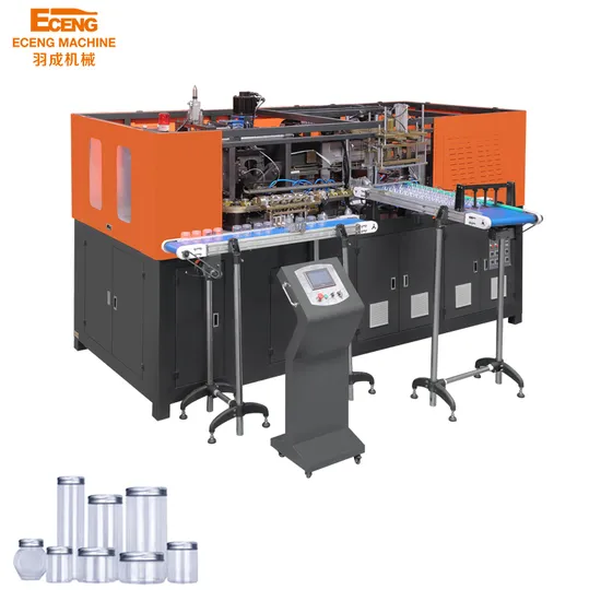 4 Cavity Semi Automatic Pet Bottle Making Blow Moulding Machine Pet Plastic Bottle Blowing Machine Price