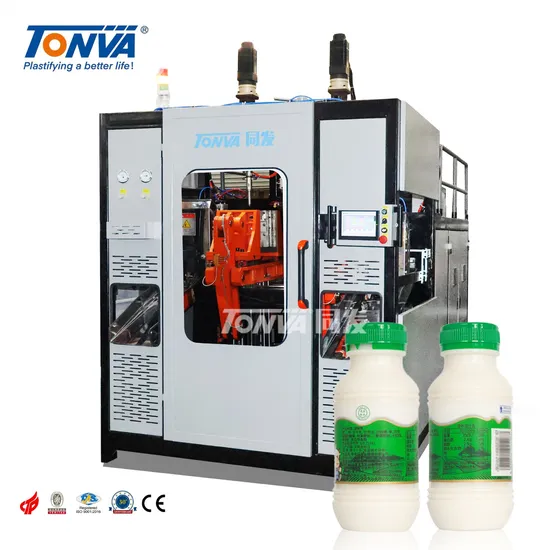 Plastic 100ml 250ml Milk Beverage Bottle Blow Molding Making Machine