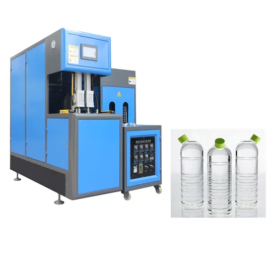 China Maiwei 2 Cavity Semi Automatic Pet Blow Molding Machine Small Plastic Bottle Making Machine