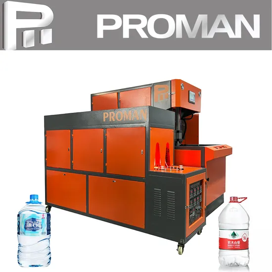 3/5/6/7 Liters Plastic Bottle Blower Semi Automatic 600 B/H 2 Cavity Extrusion Blow Molding Machine Price
