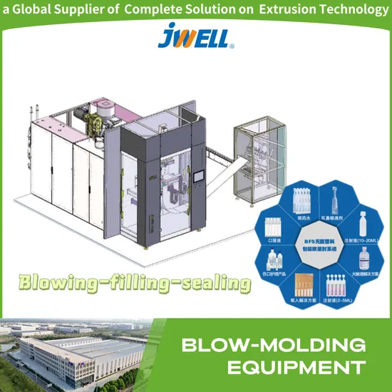 Jwell Blowing-Filling-Sealing (BFS) Machine It Can Be Widely Used in The Pharmaceutical Industry Such as Eye Drops, Aerosols, Inhalers, Injections, Disinfectant