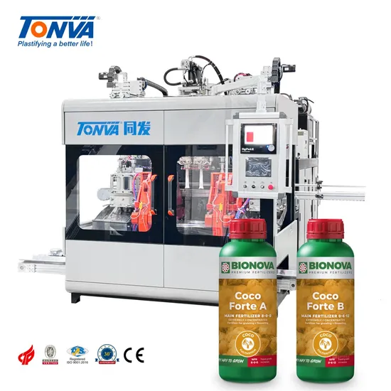 750ml 1 Liter Plastic Pesticides Bottles Blow Molding Machine