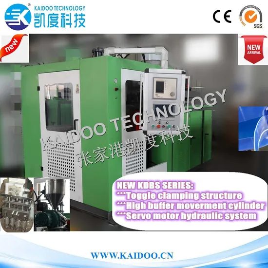 New 2L (Single station & Four head with Double layer & Toggle clamping & servo motor & High buffer cylinder) Blow Moulding Machine / Blow Molding Machine