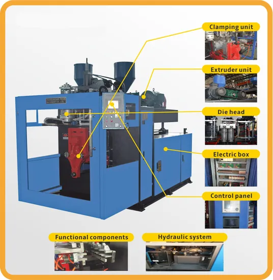 Automatic Plastic Extrusion Small Bottle Blow Molding Machine