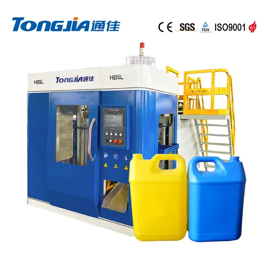 Tongjia Automatic China Plastic Barrel Jerrycan Bottle Extrusion Blow Molding Moulding Machine