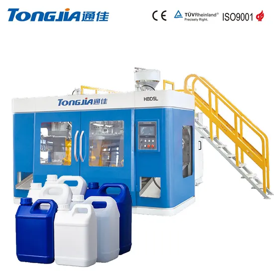 5L Double Station Chemical Plastic Barrel Precision Mold Blow Moulding Machine