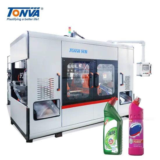 High Output Plastic HDPE Toilet Cleaning Liquid Bottle Blow Molding Making Machine