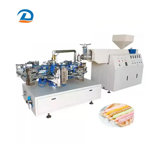 2400PCS/H Small Juice LDPE PE PP HDPE Ice Pop Lolly Rotary Extrusion Blow Molding Machine