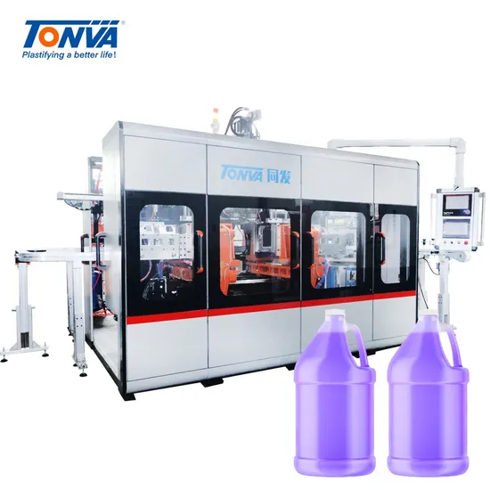 1 Gallon HDPE Plastic Chemical Round Bottles Blow Molding Machine